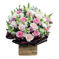 Premium flower basket