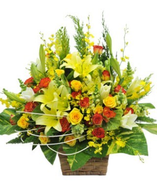 Luxurious Flower Basket 22
