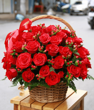 Luxurious Flower Basket 25