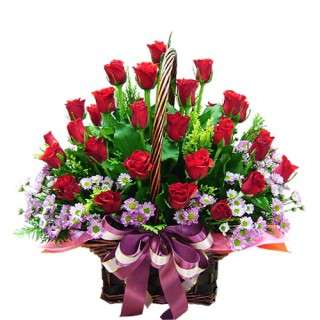 Luxurious Flower Basket 06
