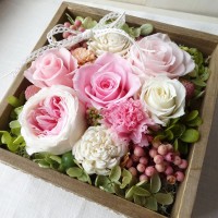 Premium box of fresh flowers